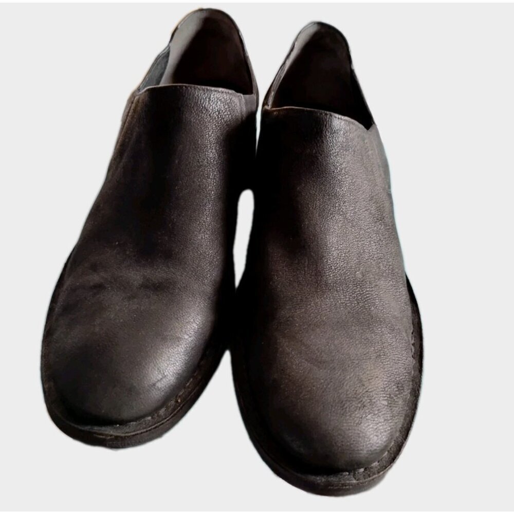 Kenneth Cole NY Womens Leather Sutton Loafer Slip On Casual Shoes 10M Black